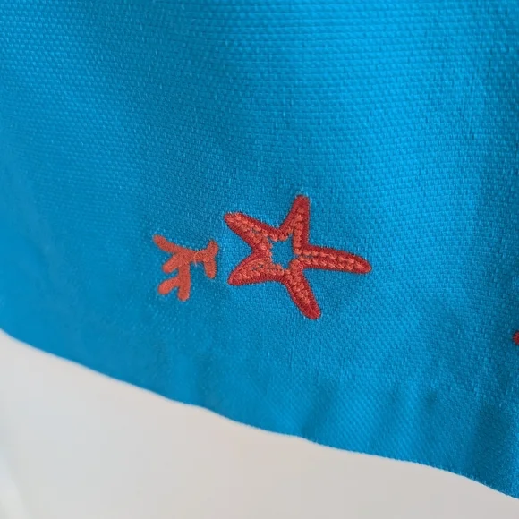 Lilly Pulitzer Blue Pencil Mini Skirt Sz 10. - Picture 3 of 8